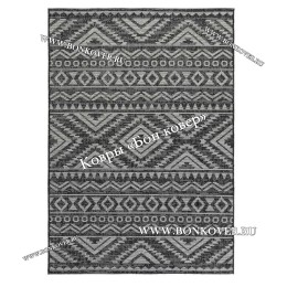 Безворсовый ковер дизайн 148 Черный new