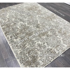 Бельгийский ковер из артшелка дизайн 143 Серый