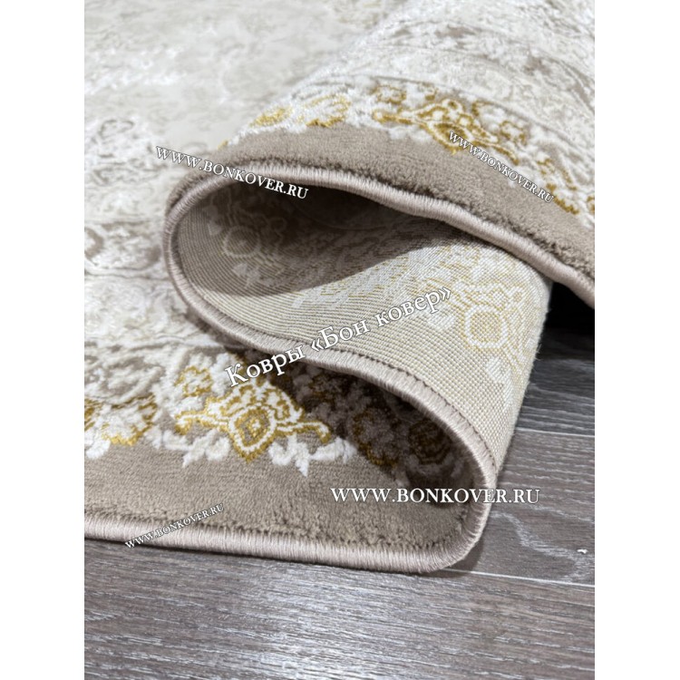 Турецкий Ковер Для Гостиной Арт 129 Бежево-Коричневый