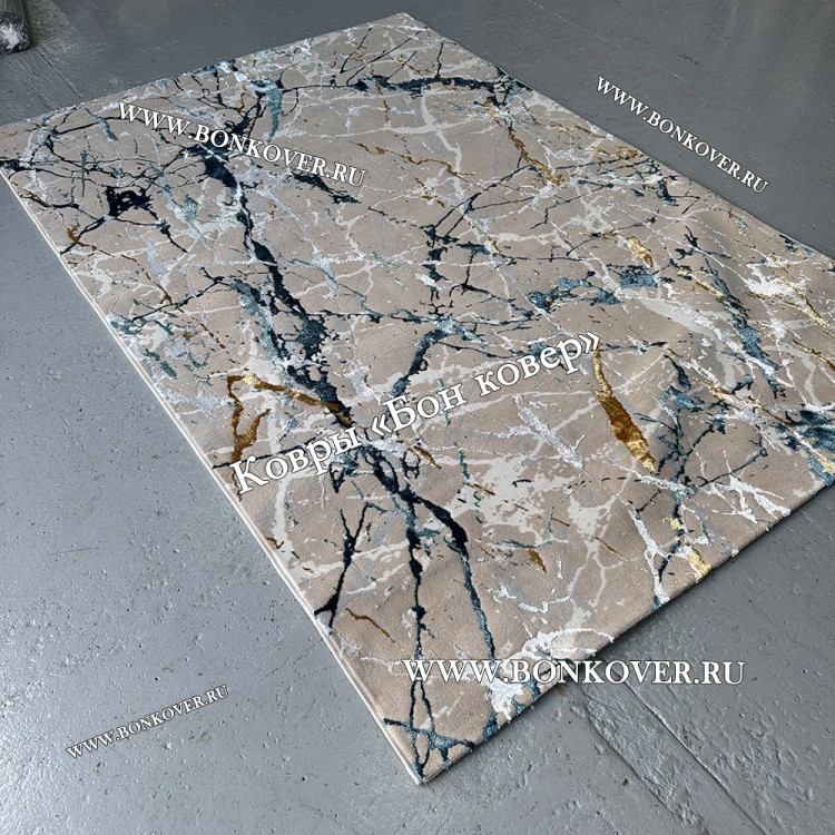 Турецкий Ковер Для Гостиной Разноцветный синий Арт 30314