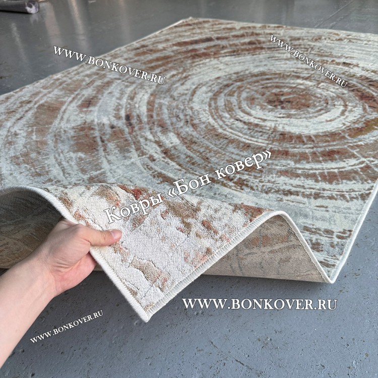 Ковер из вискозы дизайн 26 Оранжевый