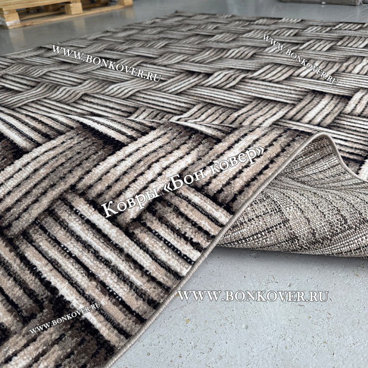 Ковер Лайт Карпет  New 04 Дизайн 23786 Коричневый