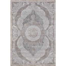 Классический ковер дизайн 85 Серый с коричневым