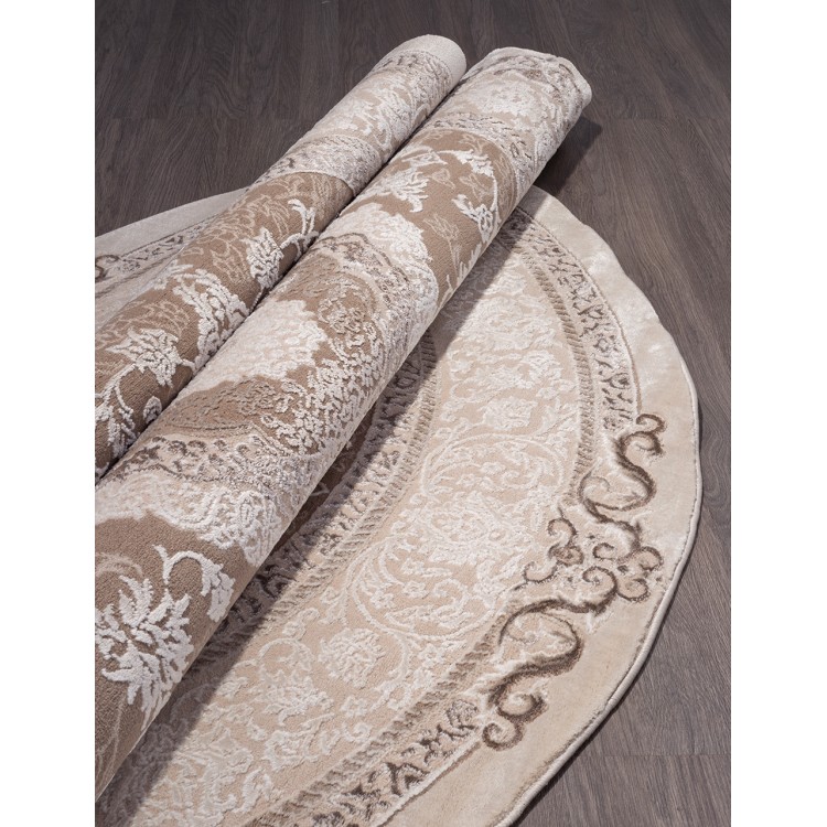 Ковер Armina 03874B BROWN / BROWN Круг
